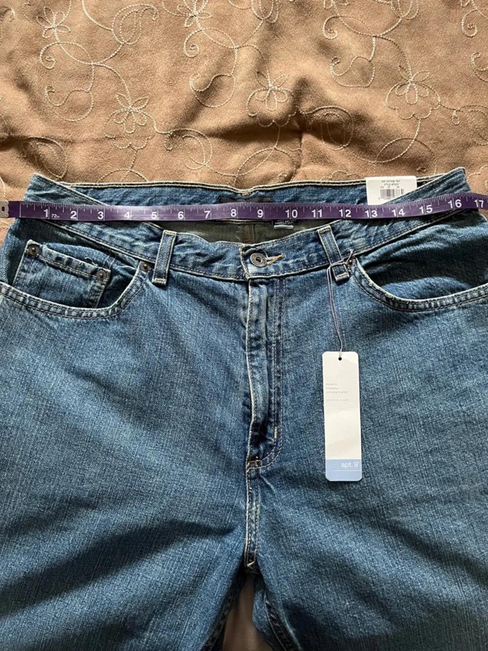 Apt. 9 Men’s Bootcut Jeans 34x34 - Medium Wash Y2K - NWT